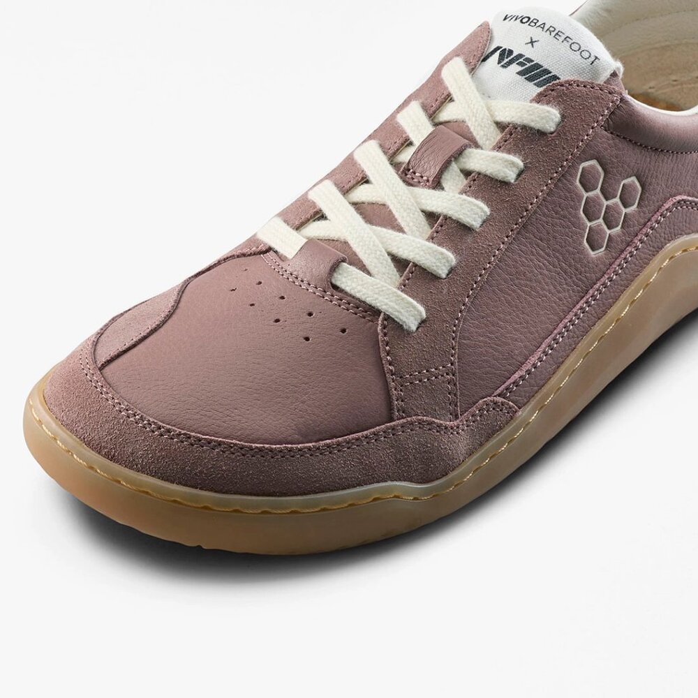Vivo Barefoot Pink Sneakers with Tan Soles - Picture 8 of 12